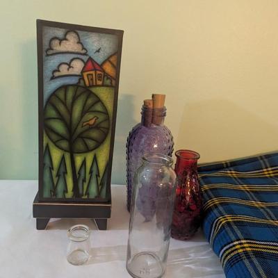 Table Top Lamp Bottles Camel Masal Shuka 100% Acrylic