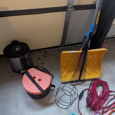 Extension Cords Snow Shovel Portable Seat