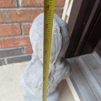 Concrete Boy Statue