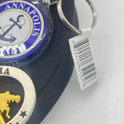 LOT 141J: HUGE Collection of Keychains from Various Locations: Hawaii, Oklahoma, Graceland and More! Most New With Tags!