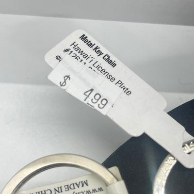 LOT 141J: HUGE Collection of Keychains from Various Locations: Hawaii, Oklahoma, Graceland and More! Most New With Tags!