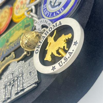 LOT 141J: HUGE Collection of Keychains from Various Locations: Hawaii, Oklahoma, Graceland and More! Most New With Tags!