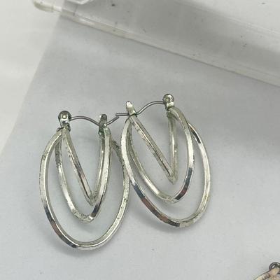 LOT 143J: Collection of Dangling Pierced Earrings