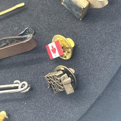 LOT 155: Tie Clip and Cufflink Collection