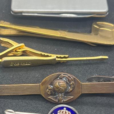 LOT 155: Tie Clip and Cufflink Collection