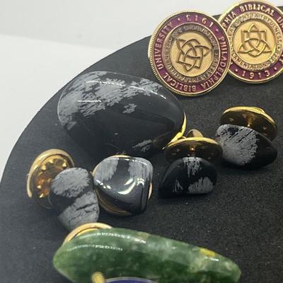 LOT 155: Tie Clip and Cufflink Collection