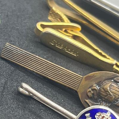 LOT 155: Tie Clip and Cufflink Collection