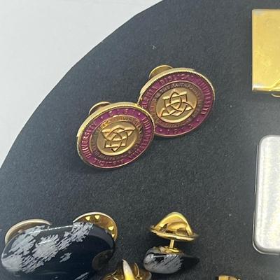 LOT 155: Tie Clip and Cufflink Collection