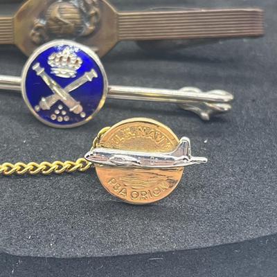 LOT 155: Tie Clip and Cufflink Collection