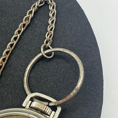 LOT 161J: Two Vintage Pocket Watches with Chains - Both Wind and Tick!