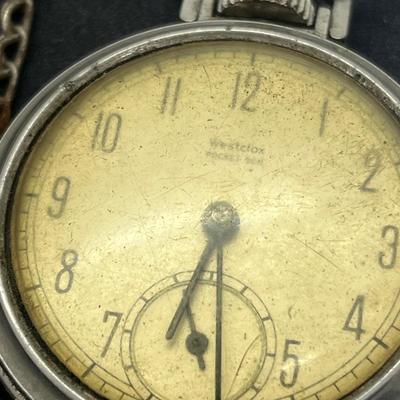 LOT 161J: Two Vintage Pocket Watches with Chains - Both Wind and Tick!