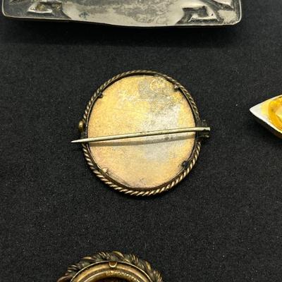 LOT 164J: Vintage/Antique Pin and Fur Clip Lot