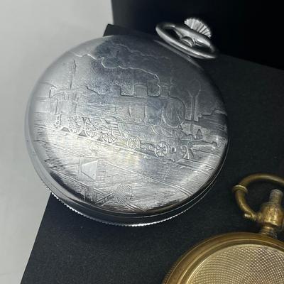 LOT 171J: Pocket Watches and Chains - For Craft or Repair (Non Working)