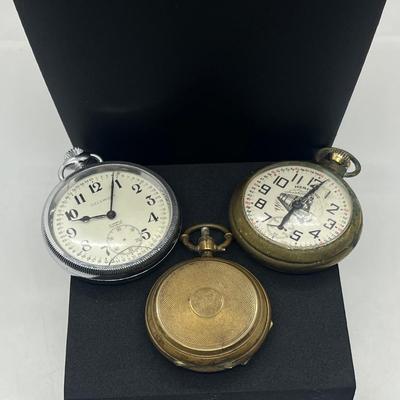 LOT 171J: Pocket Watches and Chains - For Craft or Repair (Non Working)