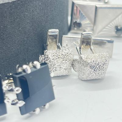 LOT 176J: Enormous Collection of Unique Tie Pins and Cufflinks Including A Beautiful Vintage Sarah Coventry Set, Swank, Anson and More!