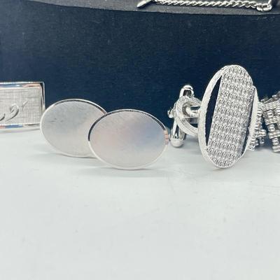 LOT 176J: Enormous Collection of Unique Tie Pins and Cufflinks Including A Beautiful Vintage Sarah Coventry Set, Swank, Anson and More!