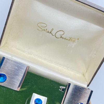 LOT 176J: Enormous Collection of Unique Tie Pins and Cufflinks Including A Beautiful Vintage Sarah Coventry Set, Swank, Anson and More!