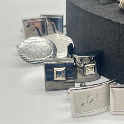 LOT 176J: Enormous Collection of Unique Tie Pins and Cufflinks Including A Beautiful Vintage Sarah Coventry Set, Swank, Anson and More!