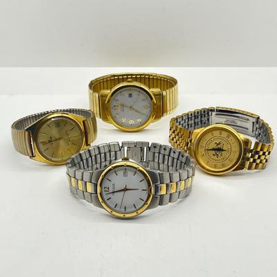 LOT 177J: Men's Quartz Watches (Working!)