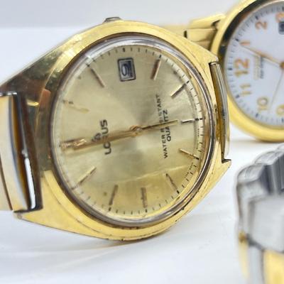 LOT 177J: Men's Quartz Watches (Working!)