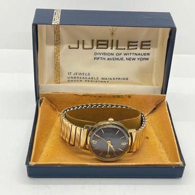 LOT 181J: Men's Vintage Jubilee 17 Jewels Watch (Working!)