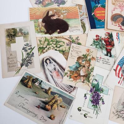 LOT 151L: Antique Postcards from Early 1900s & Later