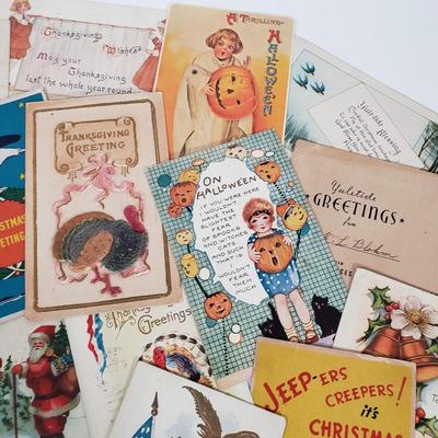 LOT 151L: Antique Postcards from Early 1900s & Later