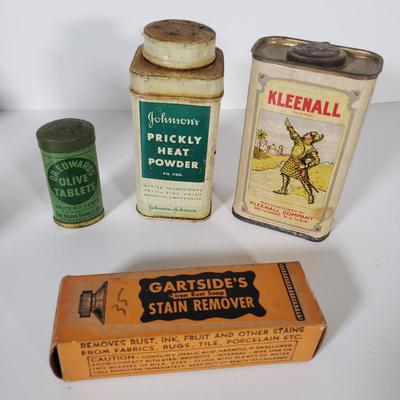 LOT 152L: Collection of Vintage Bottles, Tins, Toiletries, Soaps & So Much More