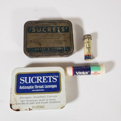 LOT 152L: Collection of Vintage Bottles, Tins, Toiletries, Soaps & So Much More