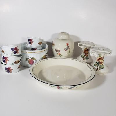 LOT 153D: Takahashi Butterfly Ginger Jar, Lenox Poppies on Blue Dish & More