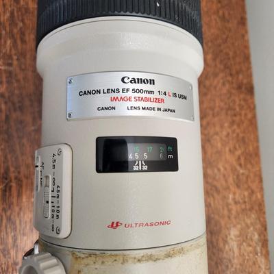 Canon EF 500mm 1:4 L IS USM lens Image Stabilizer Ultrasonic 25667