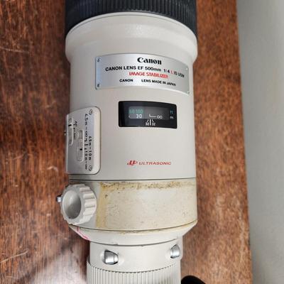 Canon EF 500mm 1:4 L IS USM lens Image Stabilizer Ultrasonic 25667