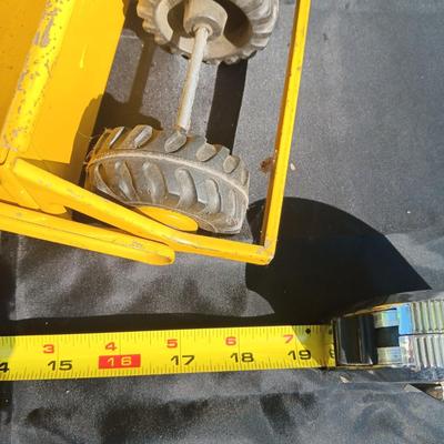 MARX LUMAR CONTRACTORS SCRAPER HAULER TOY