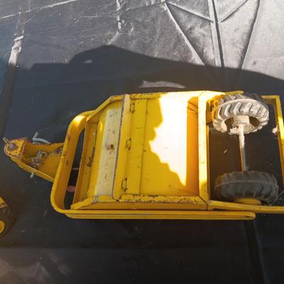 MARX LUMAR CONTRACTORS SCRAPER HAULER TOY