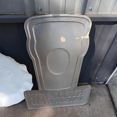 2 TIN BEER SIGNS