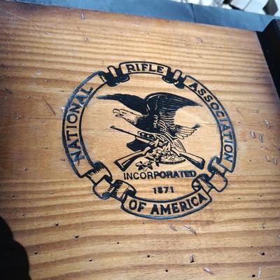 NATIONAL RIFLE ASSOCIATION WOODEN BOX