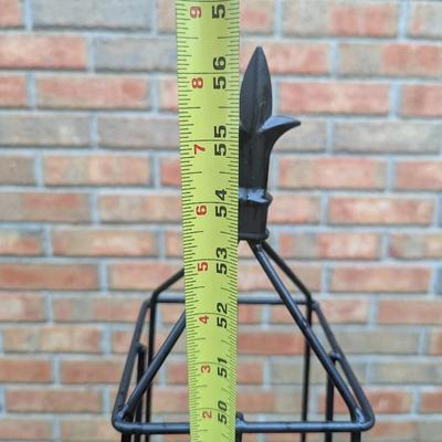 Set of 4 Resin Garden Topiaries