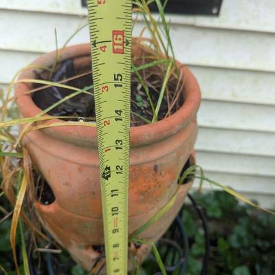 Strawberry Clay Pot & Stand