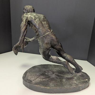 Thomas Holland's Bronze 'Jerry West, NBA Basketball Logoman' Sculpture Limited Edition 372/750