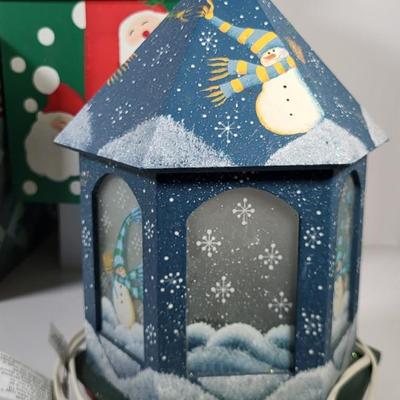 LOT 161G: Vintage Collection of Christmas Holiday Decorations and Containers