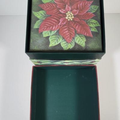LOT 161G: Vintage Collection of Christmas Holiday Decorations and Containers