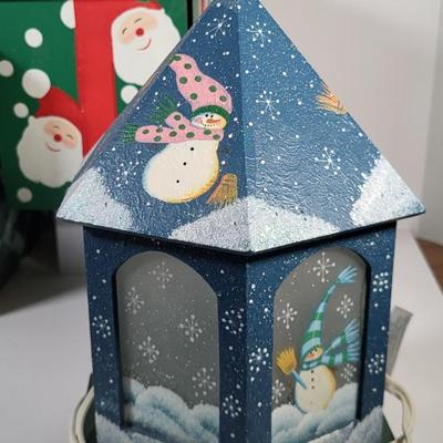 LOT 161G: Vintage Collection of Christmas Holiday Decorations and Containers