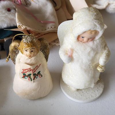 LOT 162G: Large Collection of Angel Themed Dolls, Ornaments and More