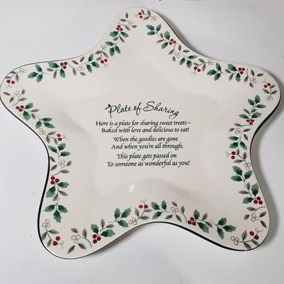 LOT 160L: Vintage Holiday Servingware & Decor with Spode, Royal Doulton, Lefton & More