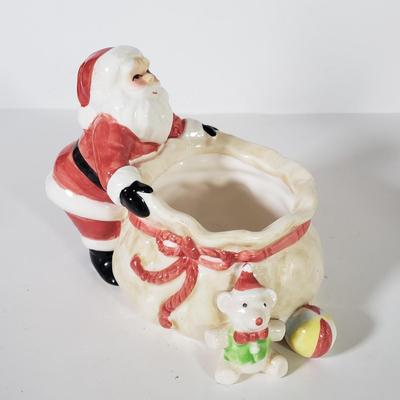 LOT 160L: Vintage Holiday Servingware & Decor with Spode, Royal Doulton, Lefton & More