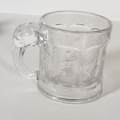 LOT 167D: Collection of Trinkets & Glassware with Imperial Elephant Handled Mug, US Glass Toothpick Holder, Tile, Pottery & More