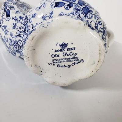 LOT 168D: 18th Century Chintz Shaving Mug, Hand Decorated Eggs, Limoges, Mini Hen on Nest & More