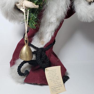 LOT 172F: Collection of Rustic & Woodland Santas-Some Artist Signed