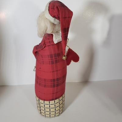LOT 172F: Collection of Rustic & Woodland Santas-Some Artist Signed
