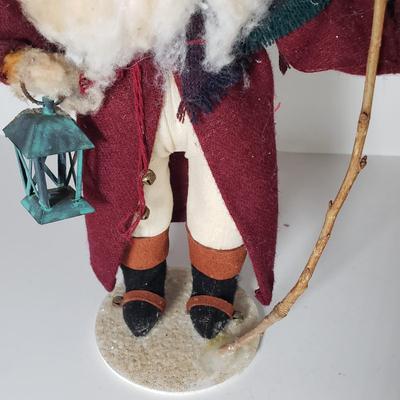 LOT 172F: Collection of Rustic & Woodland Santas-Some Artist Signed
